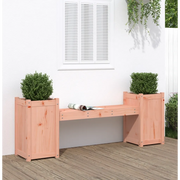 Panchina con Fioriera 180x36x63 cm Legno Massello di Douglas
