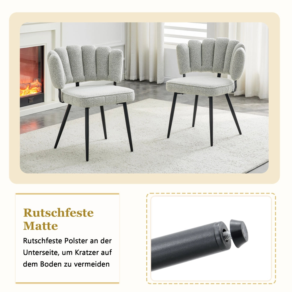 Tavolo da pranzo rotondo con 2 ripiani e 4 sedie, struttura in MDF e metallo, stile industriale, per sala da pranzo