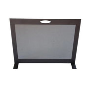 SCHERMI PARASCINTILLE RETTANGOLARE MODELLO GRAFFITE IN FERRO BATTUTO CM.60X16X46