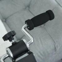 Pedaliera Braccia e Gambe da Divano o Poltrona con Schermo LED, Altezza e Intensità Regolabile, Nero, 40x42.5x100cm