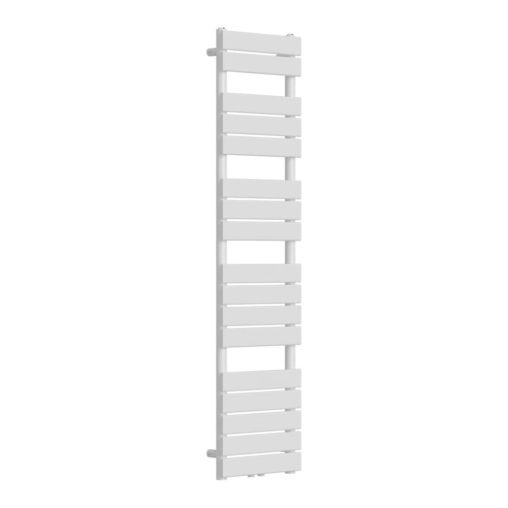 Radiatore scaldasalviette da bagno con pannelli piatti in acciaio 160 x 40 cm bianco 03_0010437