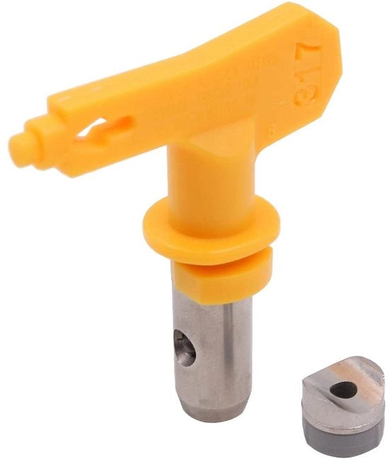 Accessori per pistola a spruzzo universale - Pistola a spruzzo senza aria - Pistola a spruzzo accessori - Acciaio wolframio - Velocità di spruzzo fino a 317# - Adatto per vernici a base lattice