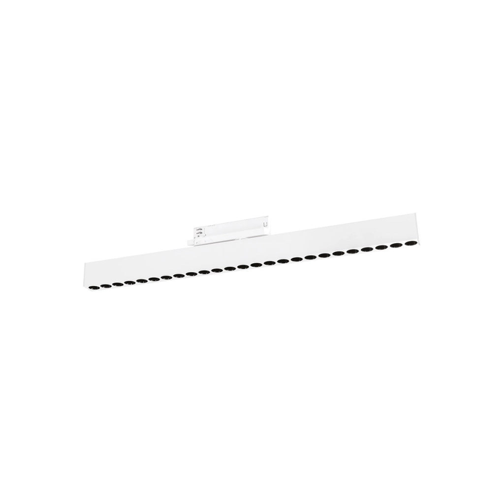 Reglette Antiabbaglio a Binario 48V GFA 24W LED 3000K, Struttura in Alluminio Bianco con Rotazione Regolabile, CRI >90, IP20 - Gealuce