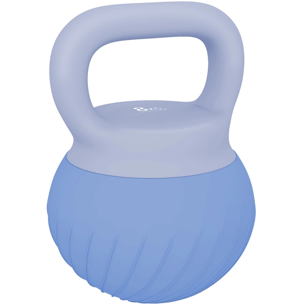 Kettlebell 8 kg ¨C Xylo ¨C Impugnatura Ergonomica Antiscivolo, Blu