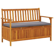 Cassapanca da Giardino 120 cm in Legno Massello di Acacia
