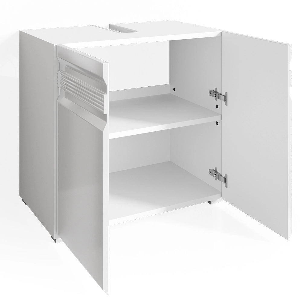 Vicco Mobile sottolavabo per bagno Bianco lucido 60 x 56 cm