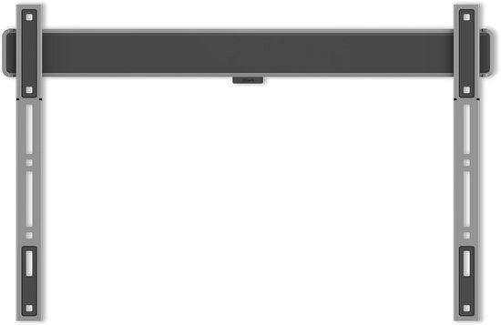 Supporto per TV universale compatibile con schermi da 40 a 100 pollici, massimo 100 kg, certificato TÜV, compatibile con VESA fino a 600x400, distanza dal muro di soli 1,5 cm