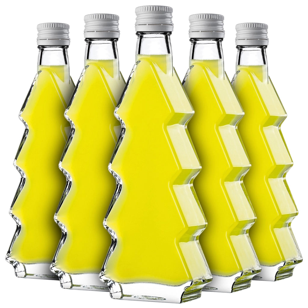 KADAX Butelka choinka 200ml pakiet 10szt z zakętką