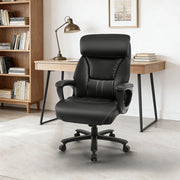 SEDIA UFFICIO Ergonomica 86x72x127 cm Nera in Metallo e PU