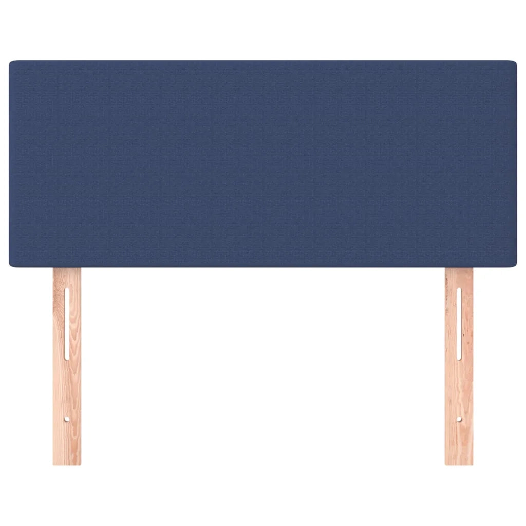 Testiera-Testata-Testiera Decorativa Blu 100x5x78/88 cm in Tessuto 632579
