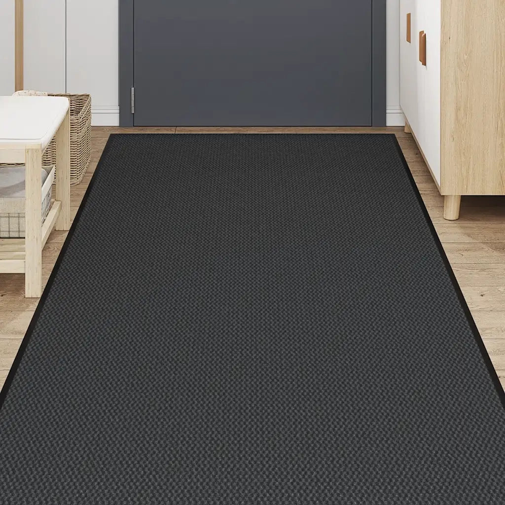 vidaXL Zerbino Nero 115x400 cm
