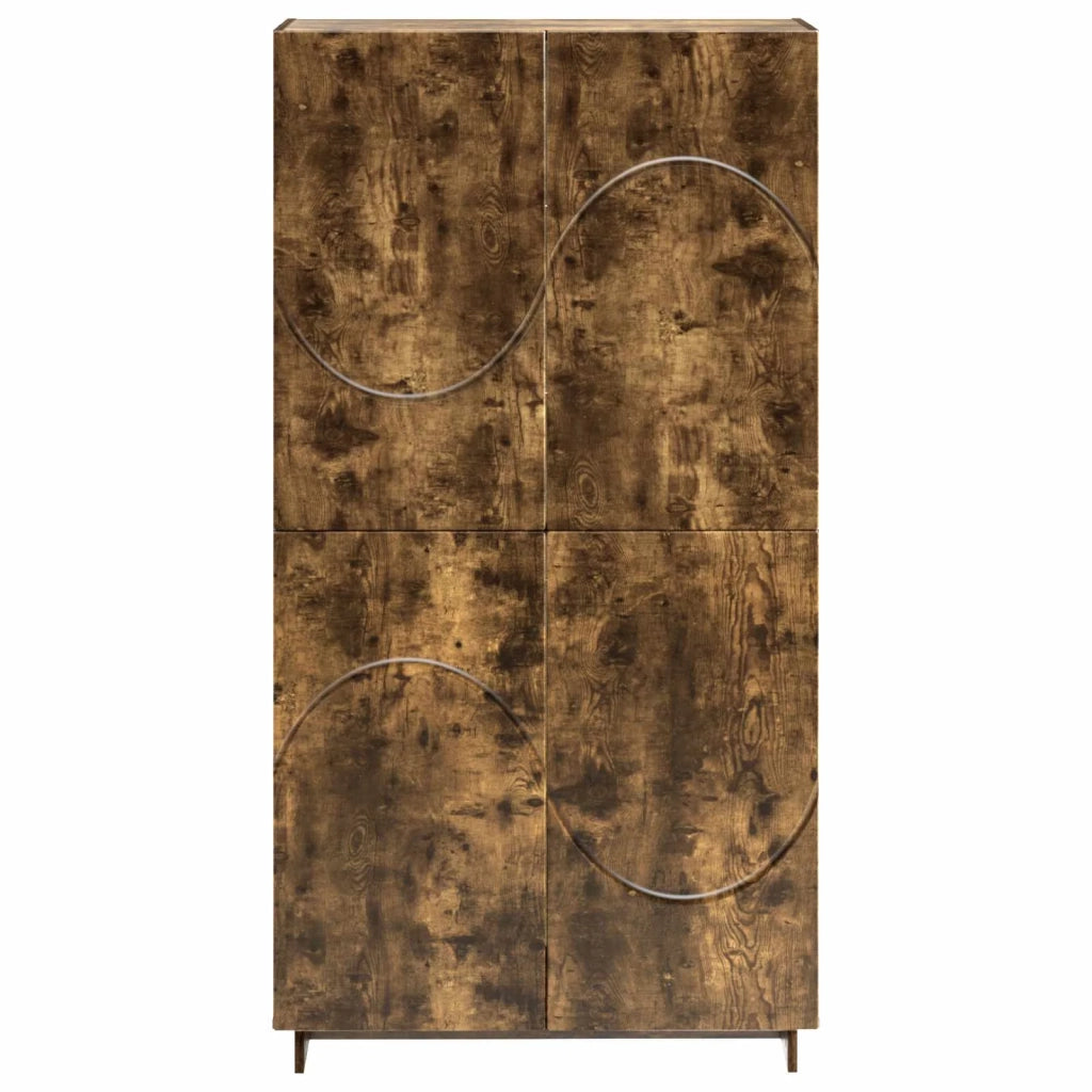 Credenza Rovere Fumo 79 x 41 x 151 cm Legno ingegnerizzato 3433114