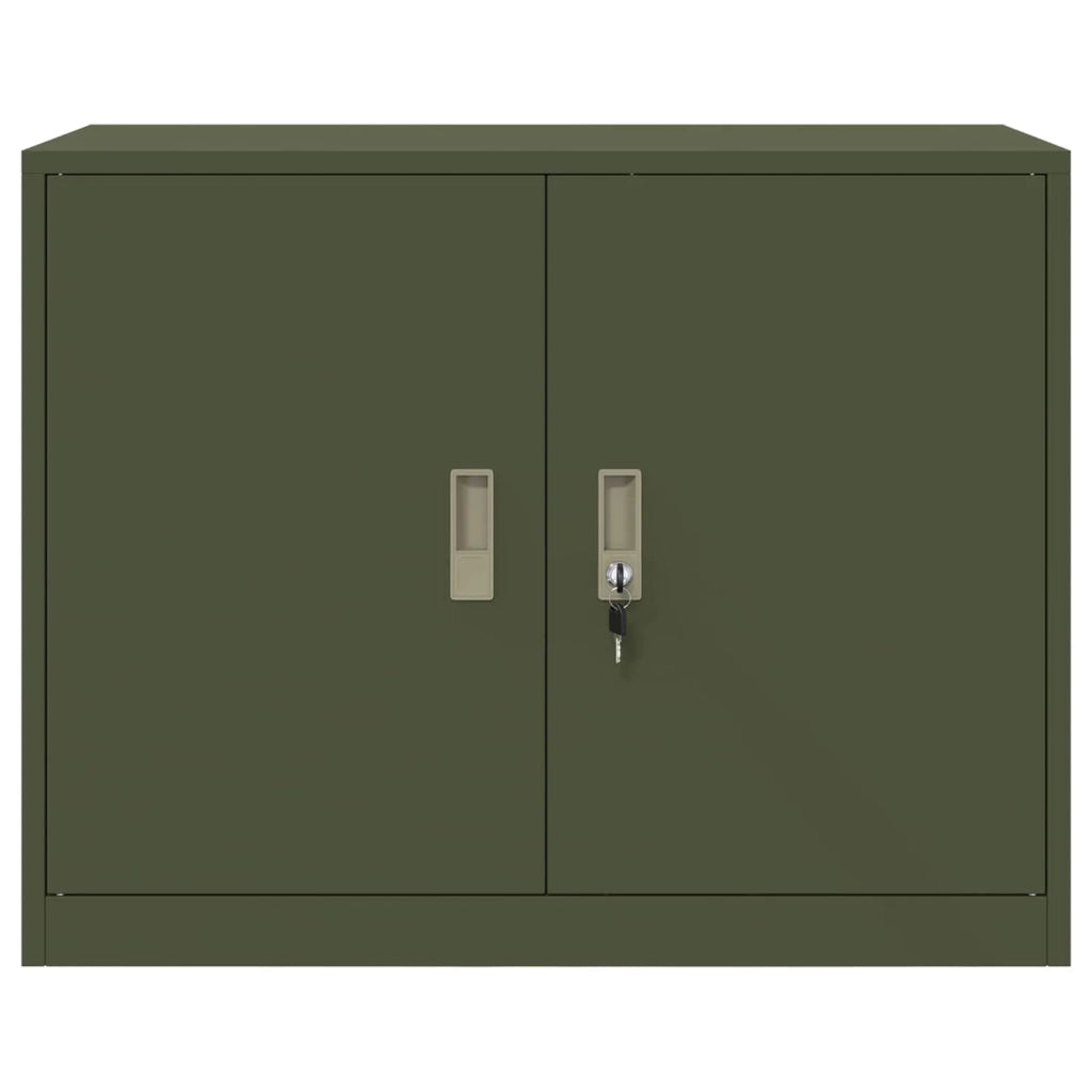 Armadio Verde oliva 90 x 40 x 70 cm Acciaio 891638