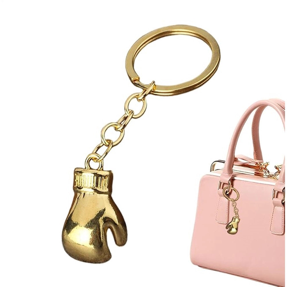 Trade Shop - Set 12 Portachiavi Con Guanti Guantoni Da Boxe Oro Ciondolo Sportivo Creativo Bomboniere -