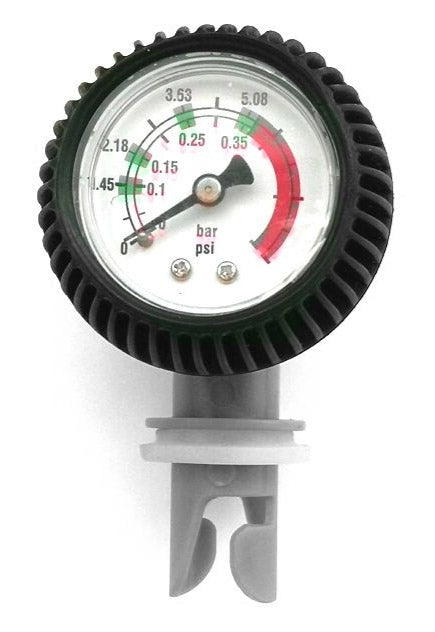 Manometro Misuratore di pressione Max 1 bar 14.7 psi per Gommoni SUP e Kayak Zray