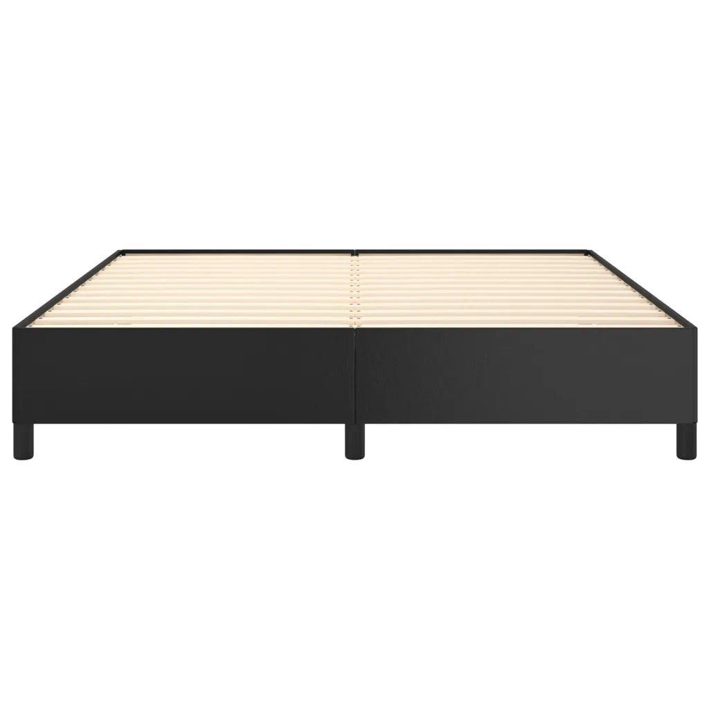 Giroletto-Struttura Letto Nero 160x200 cm in Similpelle 872046