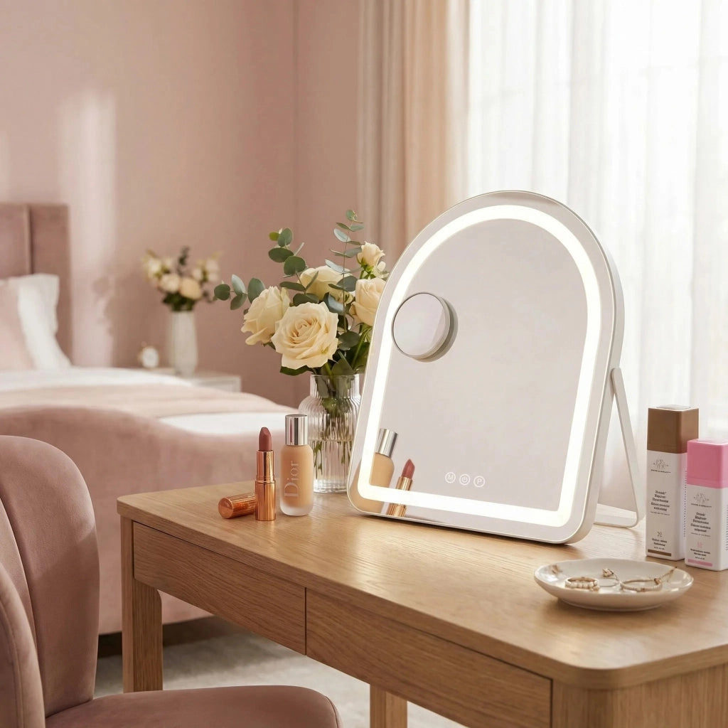 Specchio Led Glam White 40x45cm
