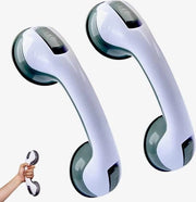 Maniglia per doccia senza foratura - Maniglia per bagno con morsetto per bambini e anziani (verde) maniglia con morsetto