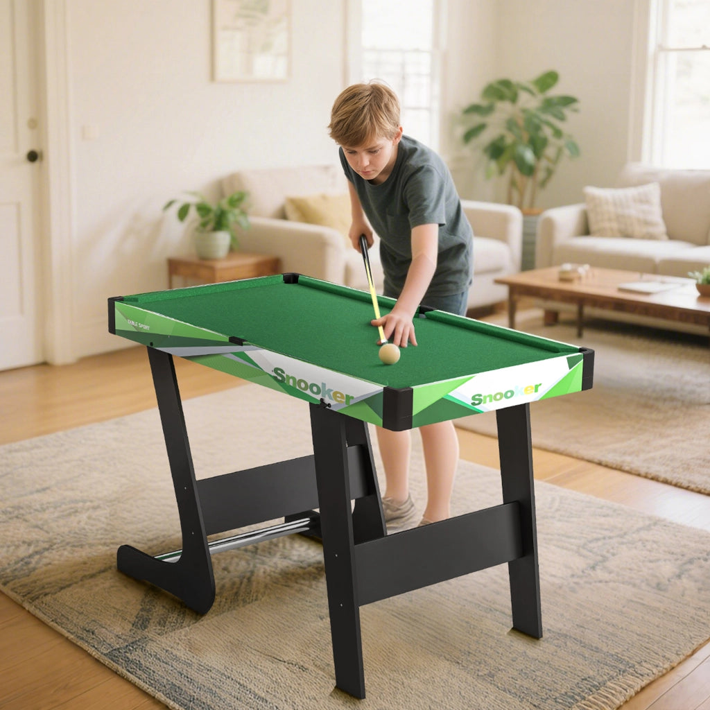 Tavolo da biliardo pieghevole ¨C zephmum ¨C verde 104 cm