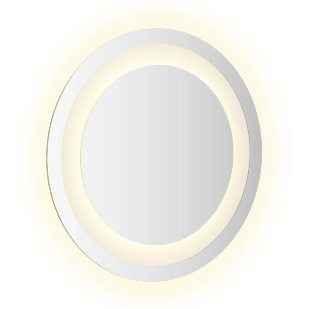 Specchio da bagno LED Trasparente Ø 30 cm vetro temperato 42045844