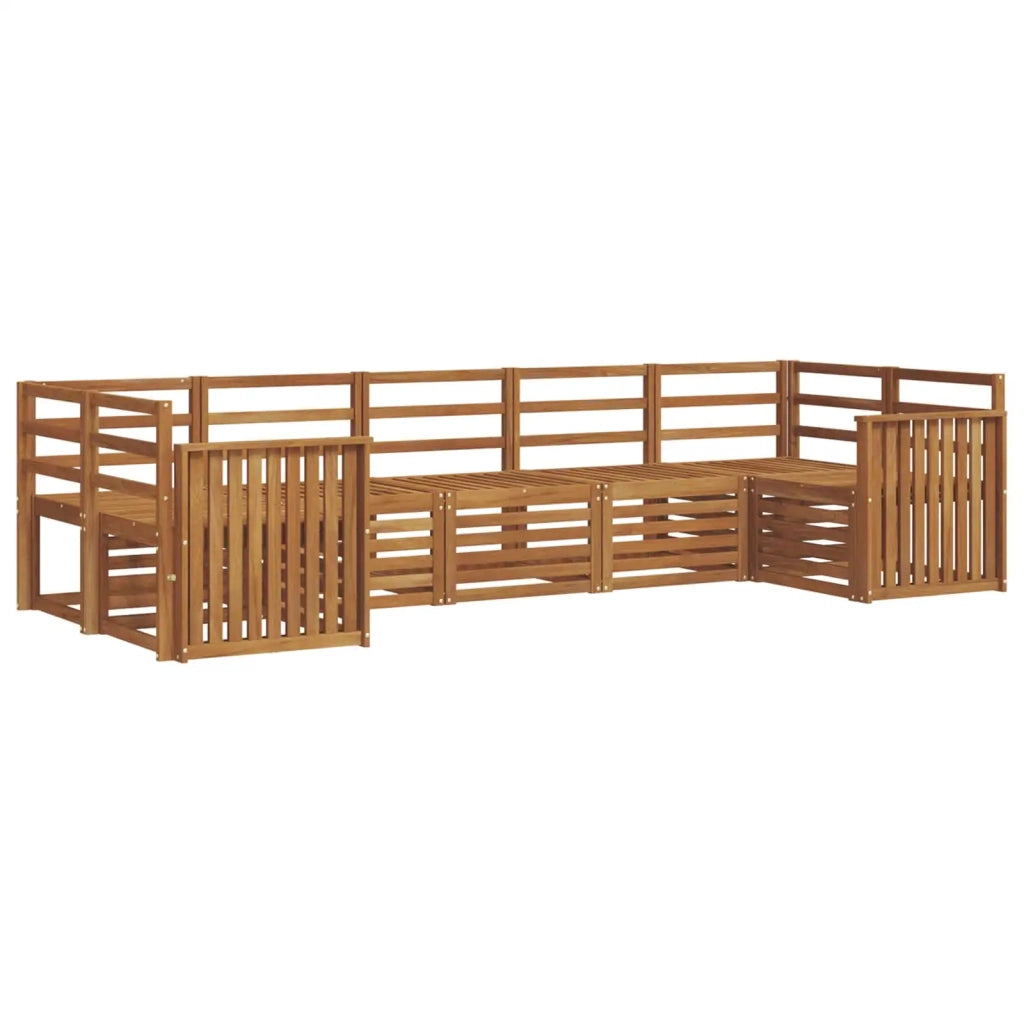 Set divano sezionale 7 pcs Naturale