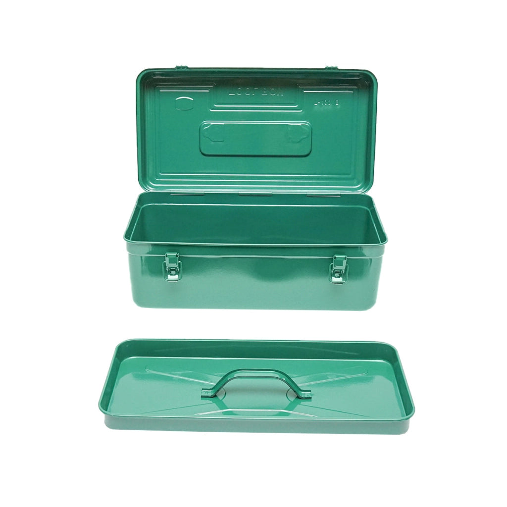 Cassetta degli attrezzi metallica verde 470x240x205mm Breckner Germany