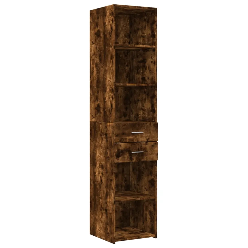 Mobile Sottile Rovere Fumo 40x42,5x225 cm in Truciolato