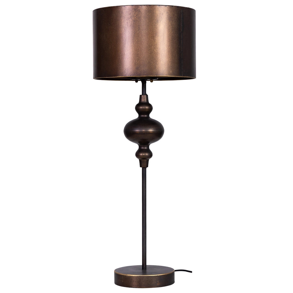 Lampada da tavolo in metallo 30x30x80h cm