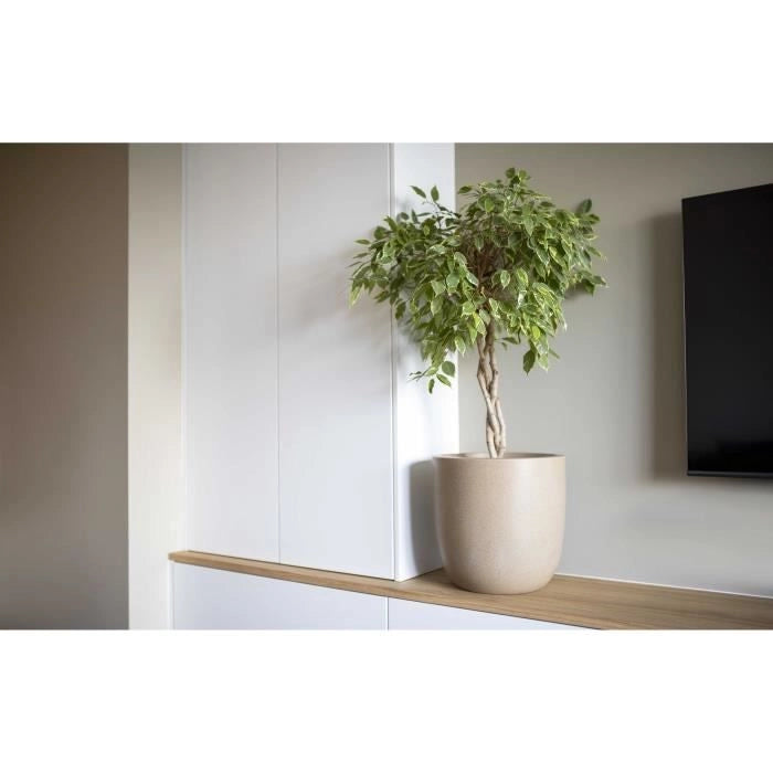 Vaso da fiori a sfera - CAPI EUROPE - WASTE SMOOTH NL - 35 x 34 cm - Terrazzo beige