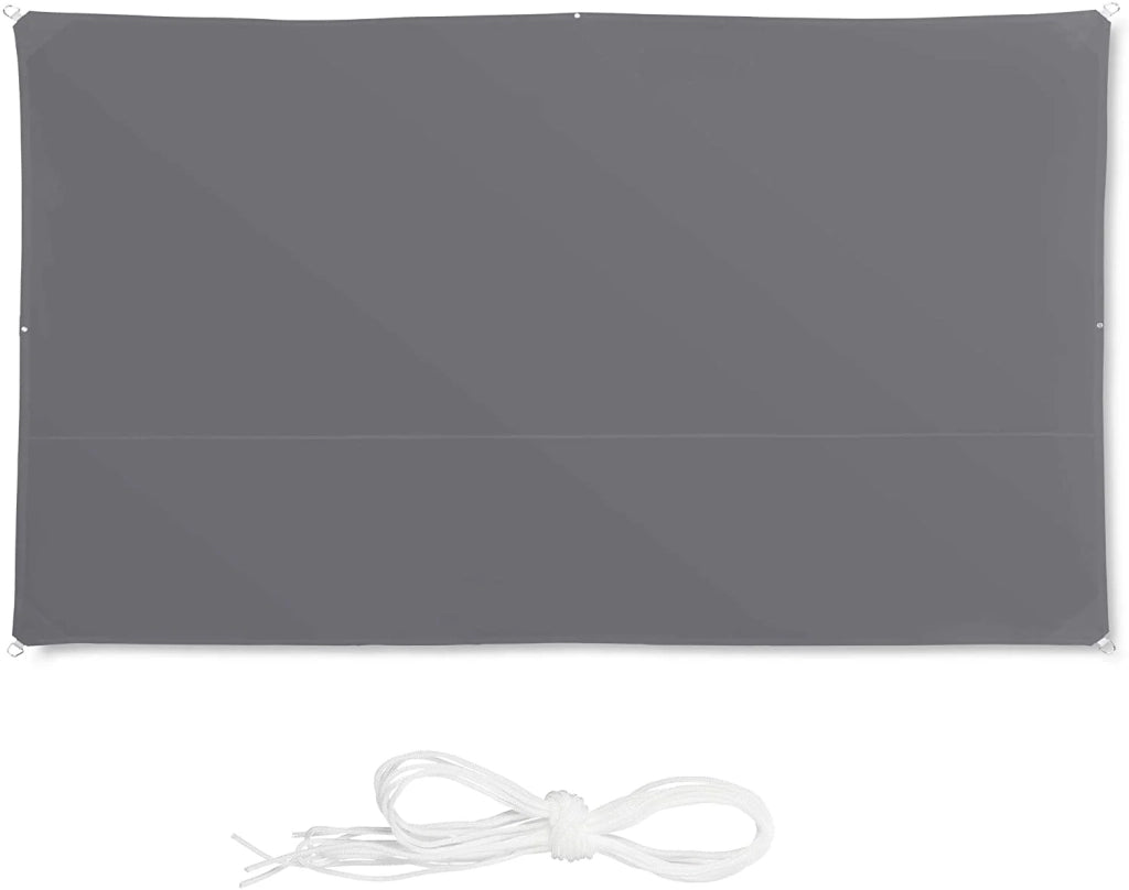 Vela ombreggiante rettangolare 2 x 4 m grigia 13_0002933_2