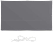 Vela ombreggiante rettangolare 2 x 4 m grigia 13_0002933_2