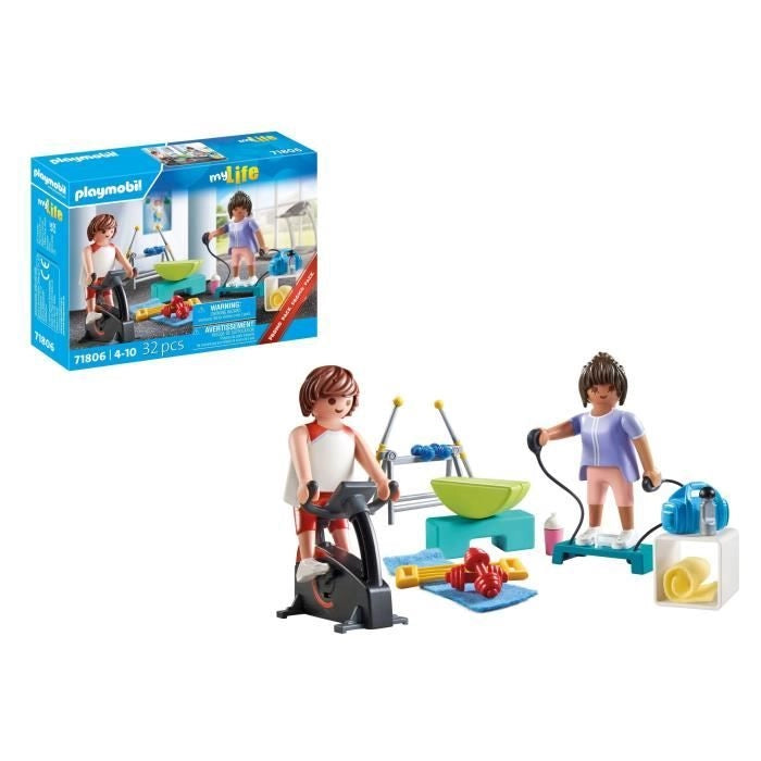 PLAYMOBIL 71806 Sportivi con attrezzatura per il fitness