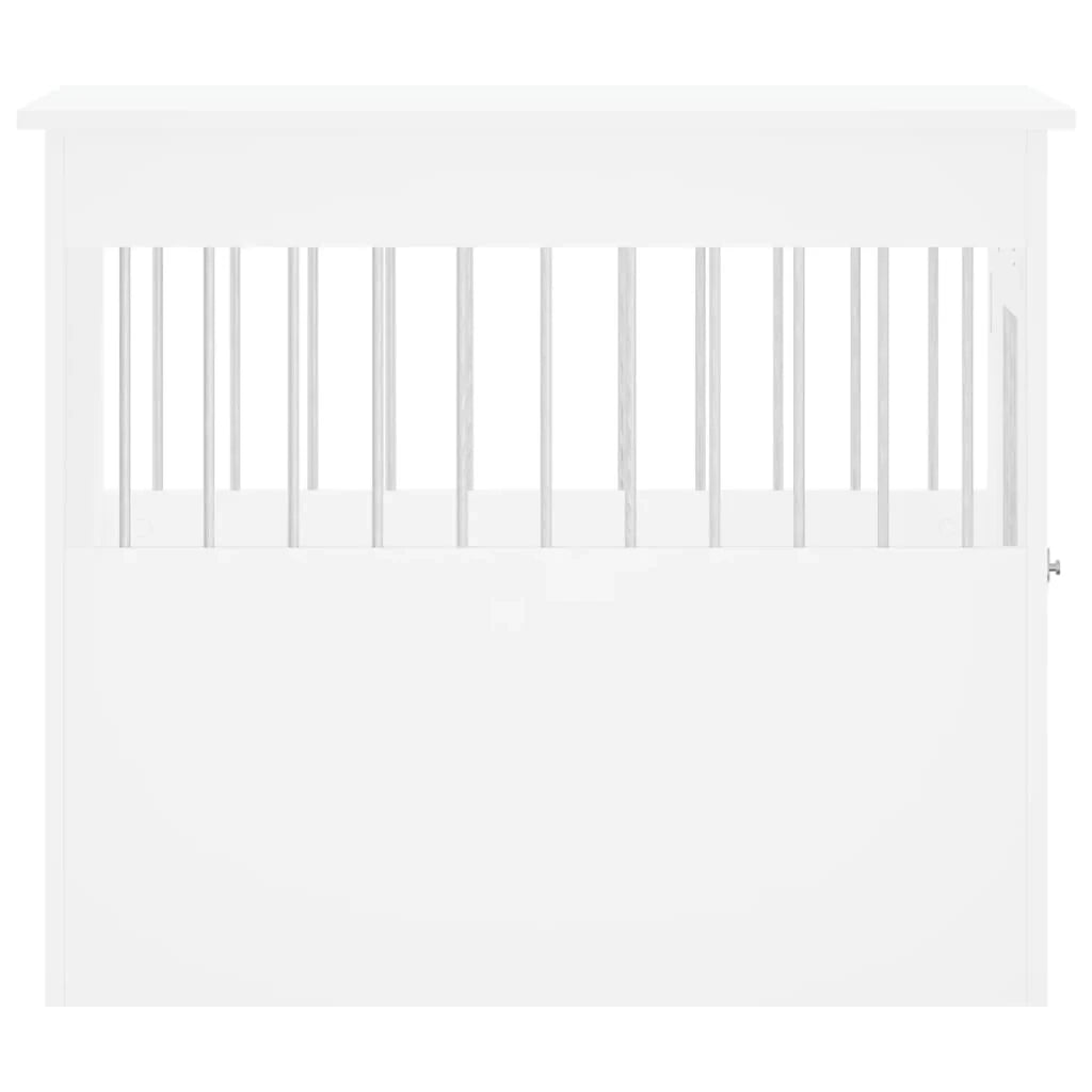 Mobile per trasportino per cani 55 x 80 x 68 cm in legno ingegnerizzato bianco 02_0043361