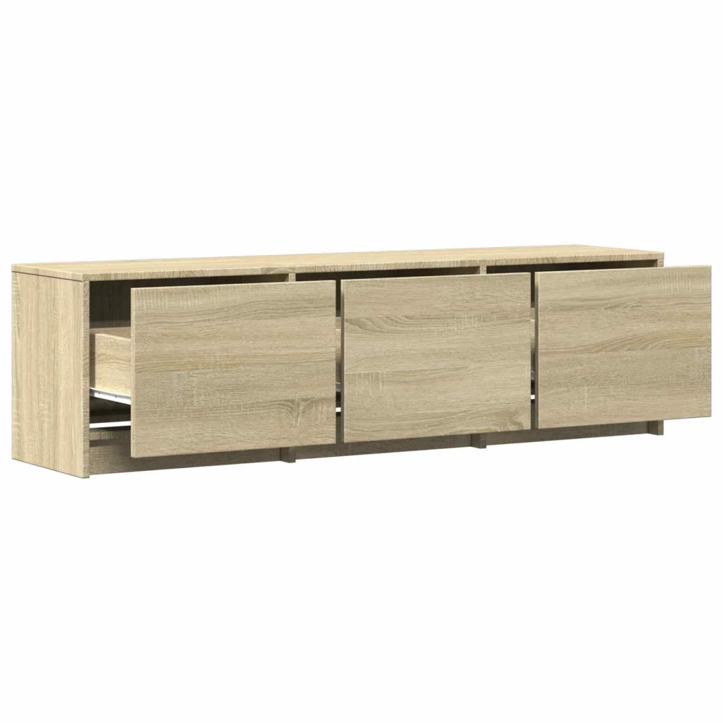 Mobile TV con LED con LED Rovere Sonoma 140 x 34 x 40 cm 3418712