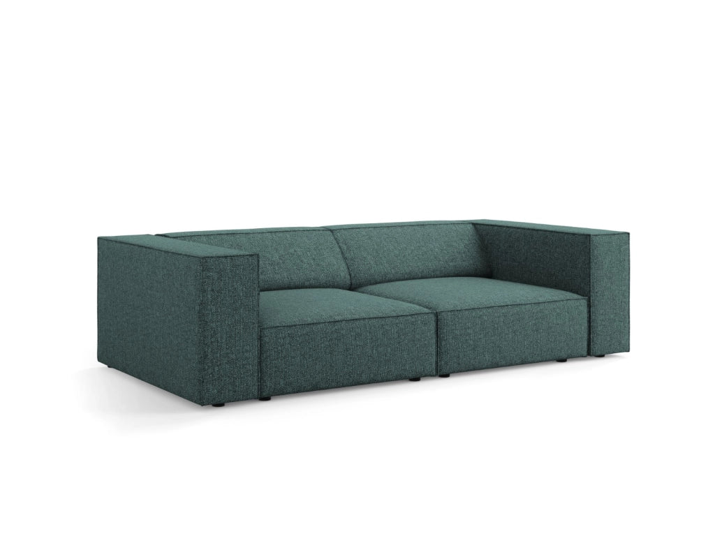 Cosmopolitan Design - Divano "Arendal" 3 posti in ciniglia petrolio 