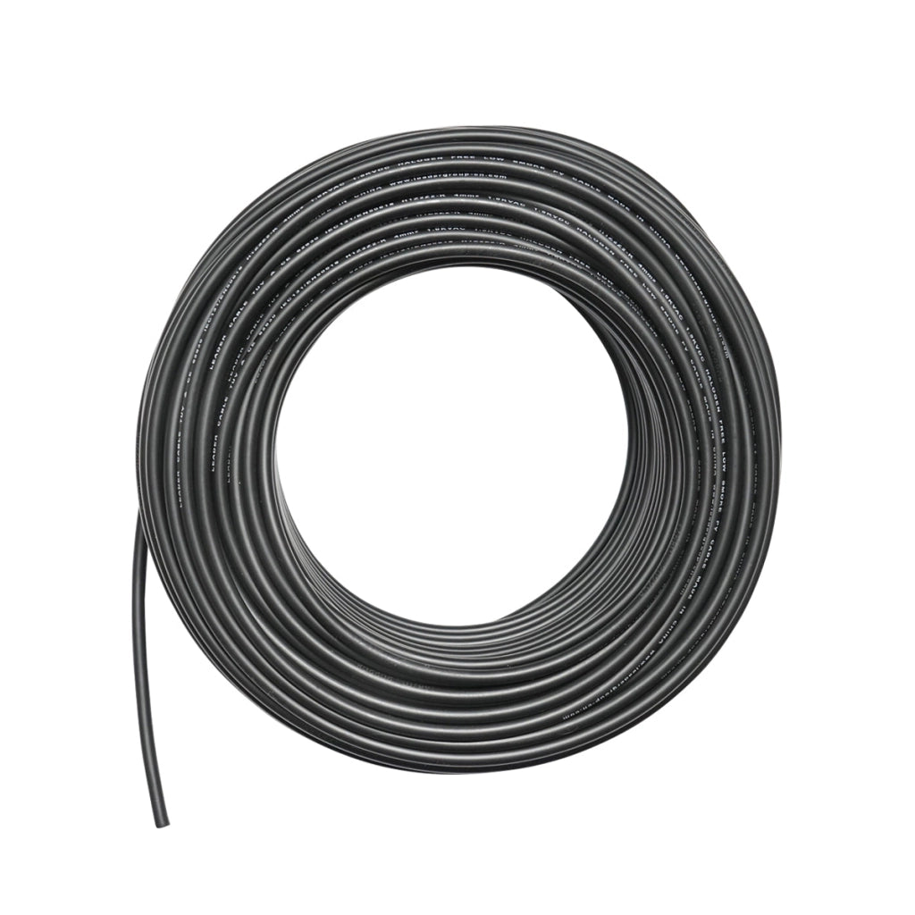 Rotolo di cavo per pannello solare 4mmx50m nero 1,5KV, H1Z2Z2-K Leader
