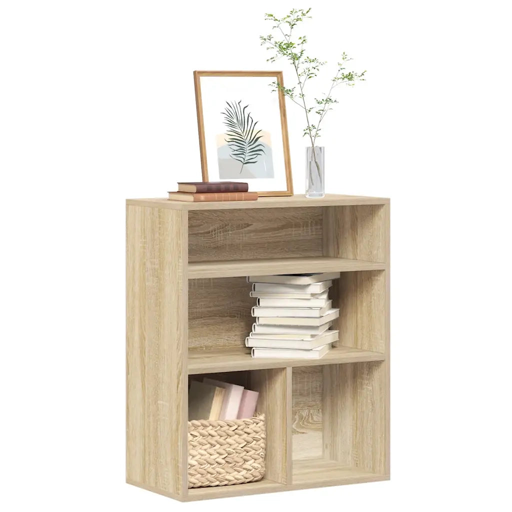 Libreria Rovere Sonoma 60x30x71,5 cm in Legno Multistrato 860312