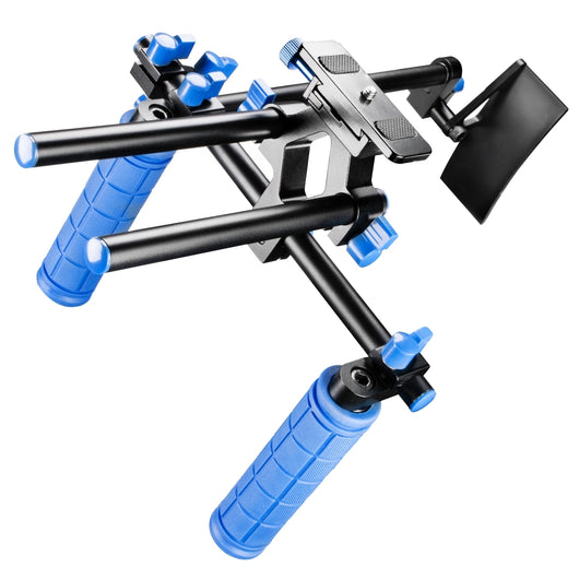 Pro Cineast III Treppiede video a spalla per DSLR Video Rig 18837 Nero, Blu