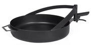 Barbecue Padella in Acciaio Naturale da 50cm con Manico per Braciere “BANDITO” e “MONTANA X”.