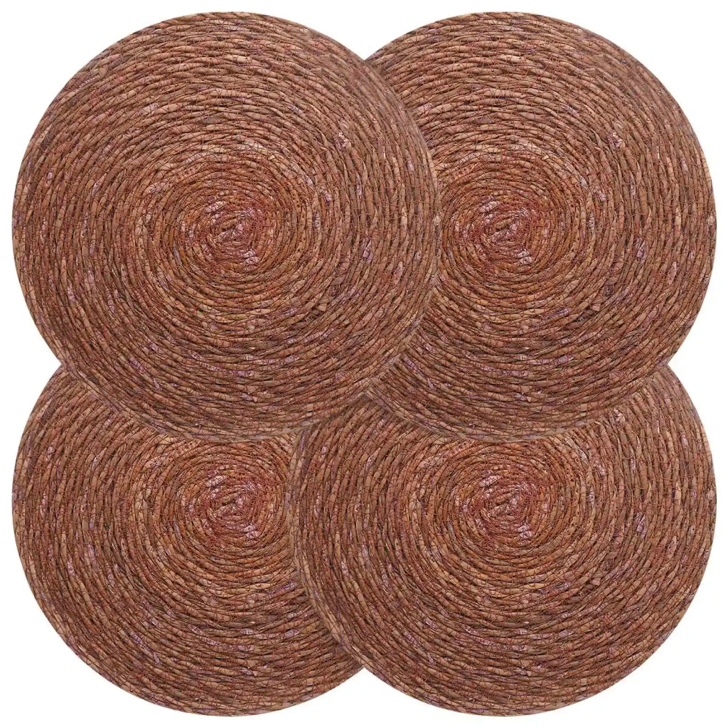 Tovagliette in erba di mare 4 pz Marrone 100% Erba marina 42012324