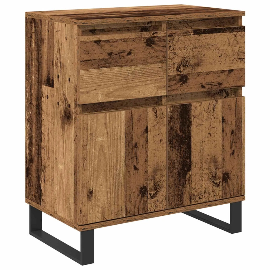 Credenza | Madia | Buffet da pranzo | Armadio da pranzo con cassetto Legno vecchio 60 x 35 x 70 cm