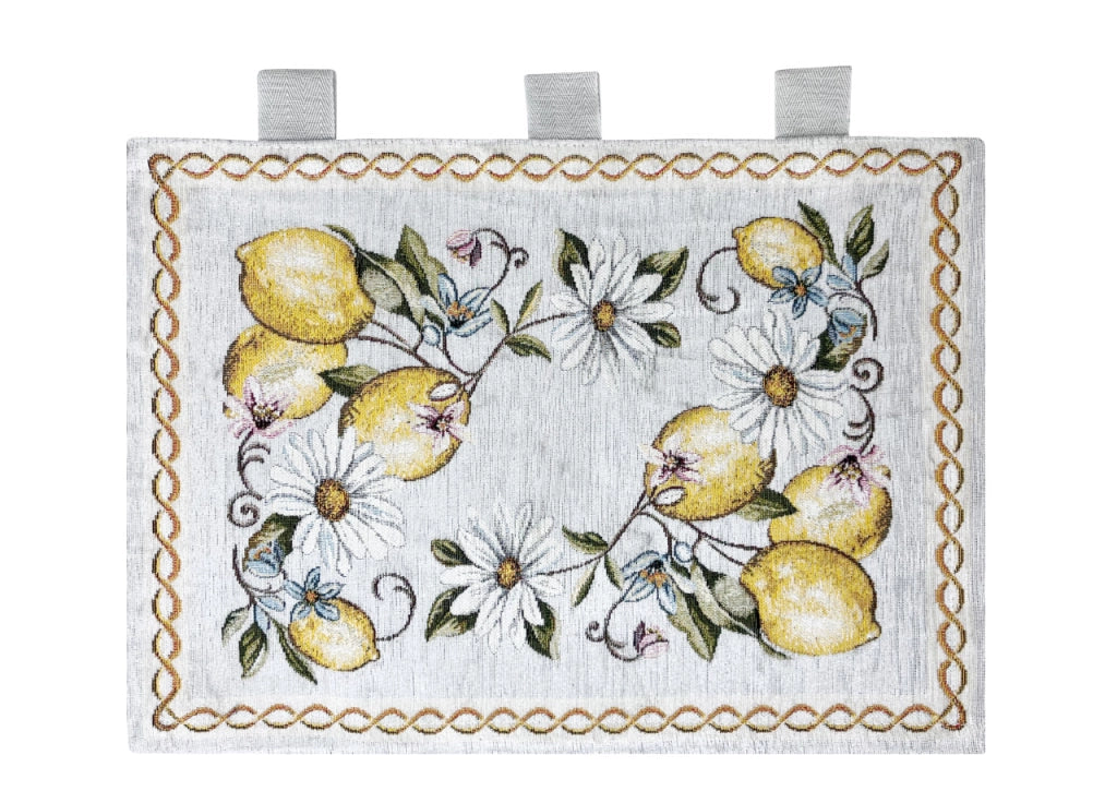 Copriforno Cucina Universale Cinigliato Copertura Decorazione Forno Dis. Limoni
