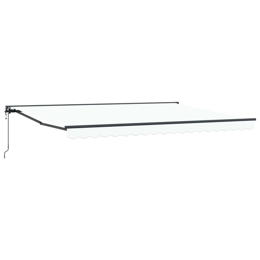 Tettuccio Elettrico Retrattile Bianco e Antracite 4 × 3,5 m 3421194