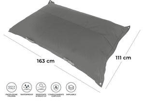 Cuscino Galleggiante 163x111cm in Tessuto Pomodone Galleggiante Giallo