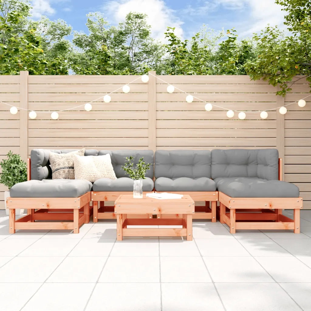 Set Salotto da Giardino 7 pz in Legno Massello di Douglascod mxl 118176
