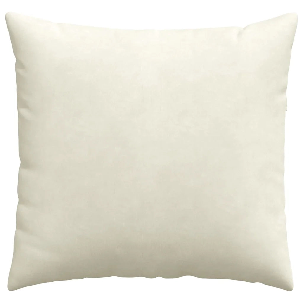 Cuscini da Divano 2 pcs Crema 45 x 45 cm Tessuto in Cords