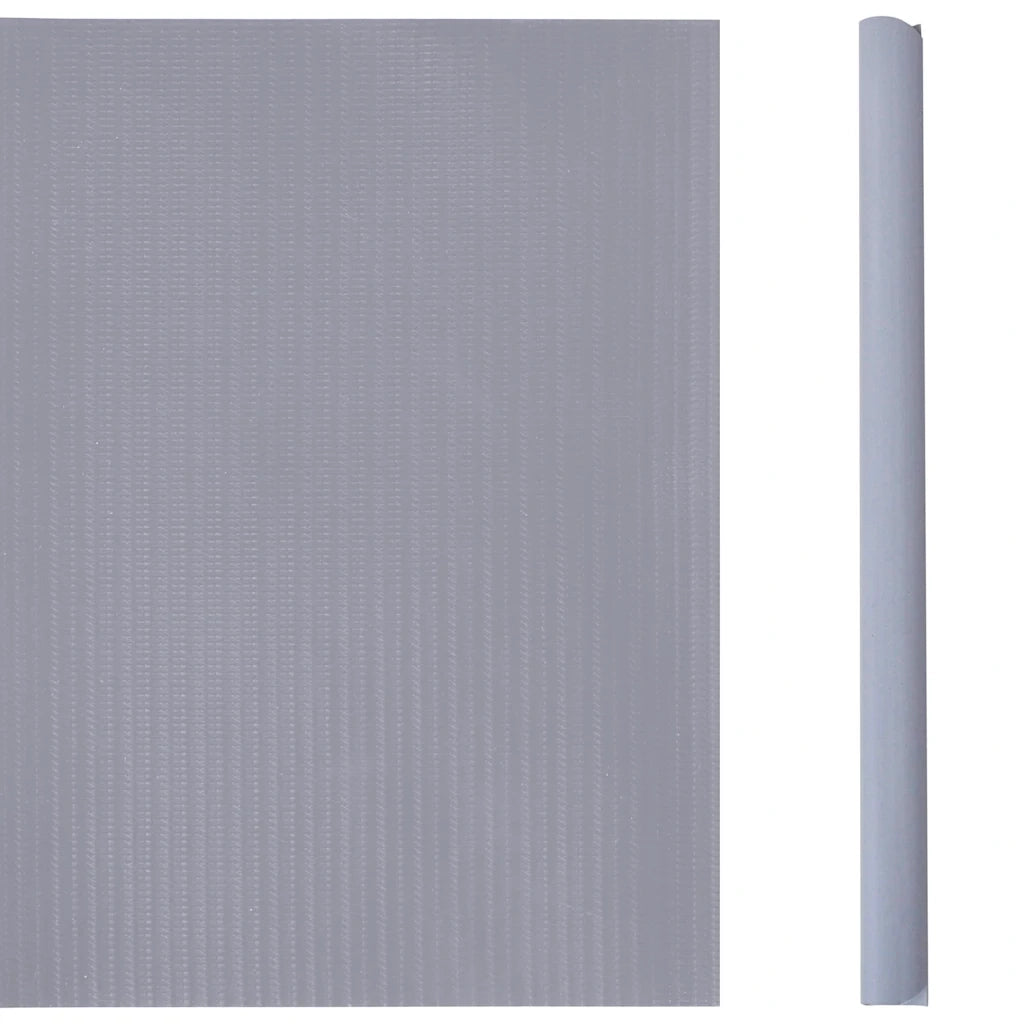 Recinzione Frangivento da Giardino PVC 35x0,19m Grigio Chiaro 147871