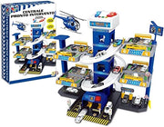 Pista Macchinine 2 Anni Bambino Stazione Di Polizia Giocattolo Bambini Pista Macchinine Giocattolo Anni Auto da Giochi C