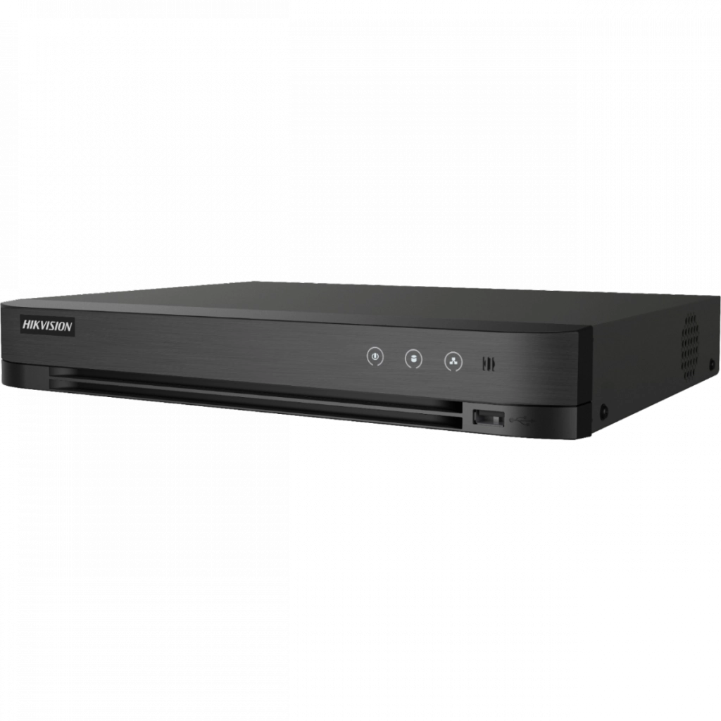 Hikvision iDS-7204HQHI M1/S Videoregitratore Dvr 4 Canali Turbo HD Acusense 5 in 1 TVI AHD CVI CVBS +IP