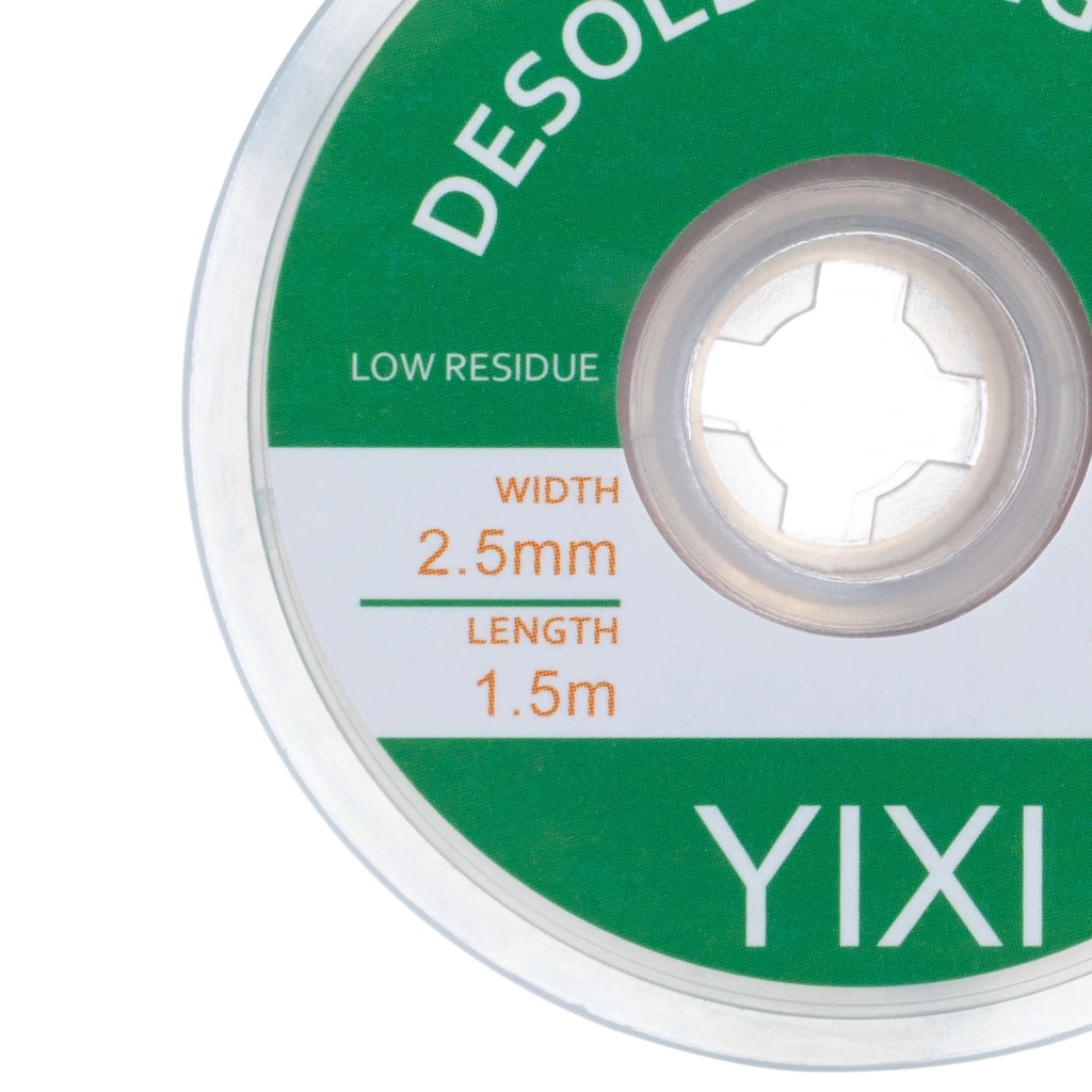 Nastro Dissaldante 2,5mm x 1,5m – Rimozione Efficace di Stagno | Rame, Strato di Colofonia